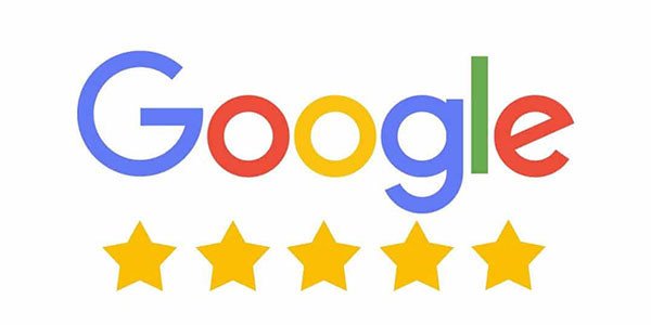 5-stars reviews icon for Google.