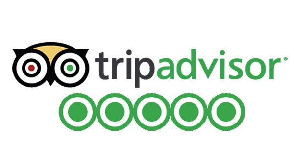 5-stars review icon for Tripadvisor.