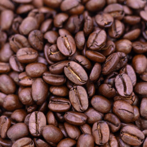 Close-up view of Wailuku Coffee Company's 100% Kona coffee beans for sale on Maui.