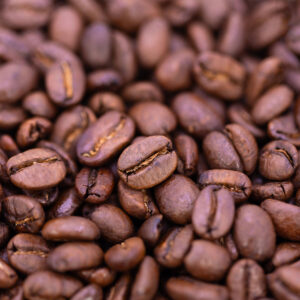 Close-up view of Wailuku Coffee Company's Sumatra coffee beans for sale on Maui.